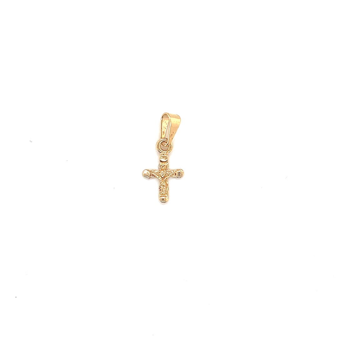 Mini Crucifix Pendant - Gold Filled