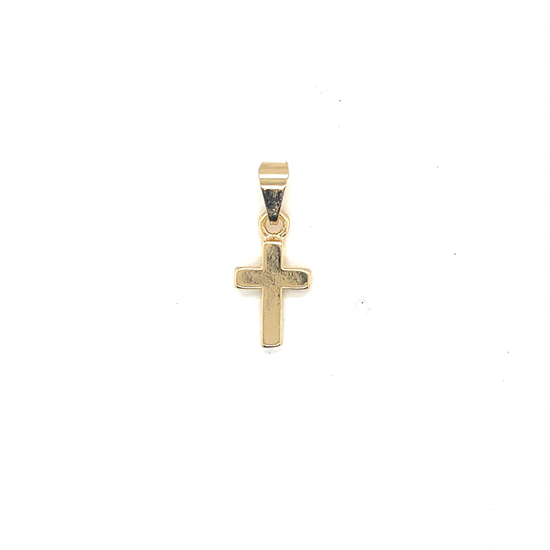 Mini Cross Pendant - Gold Filled