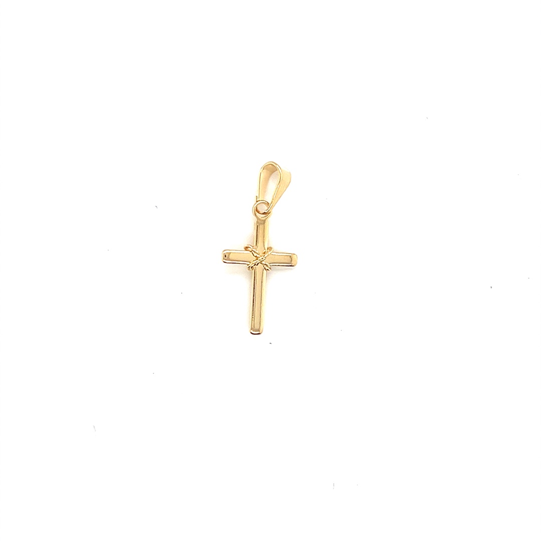 Mini Cross Pendant - Gold Filled