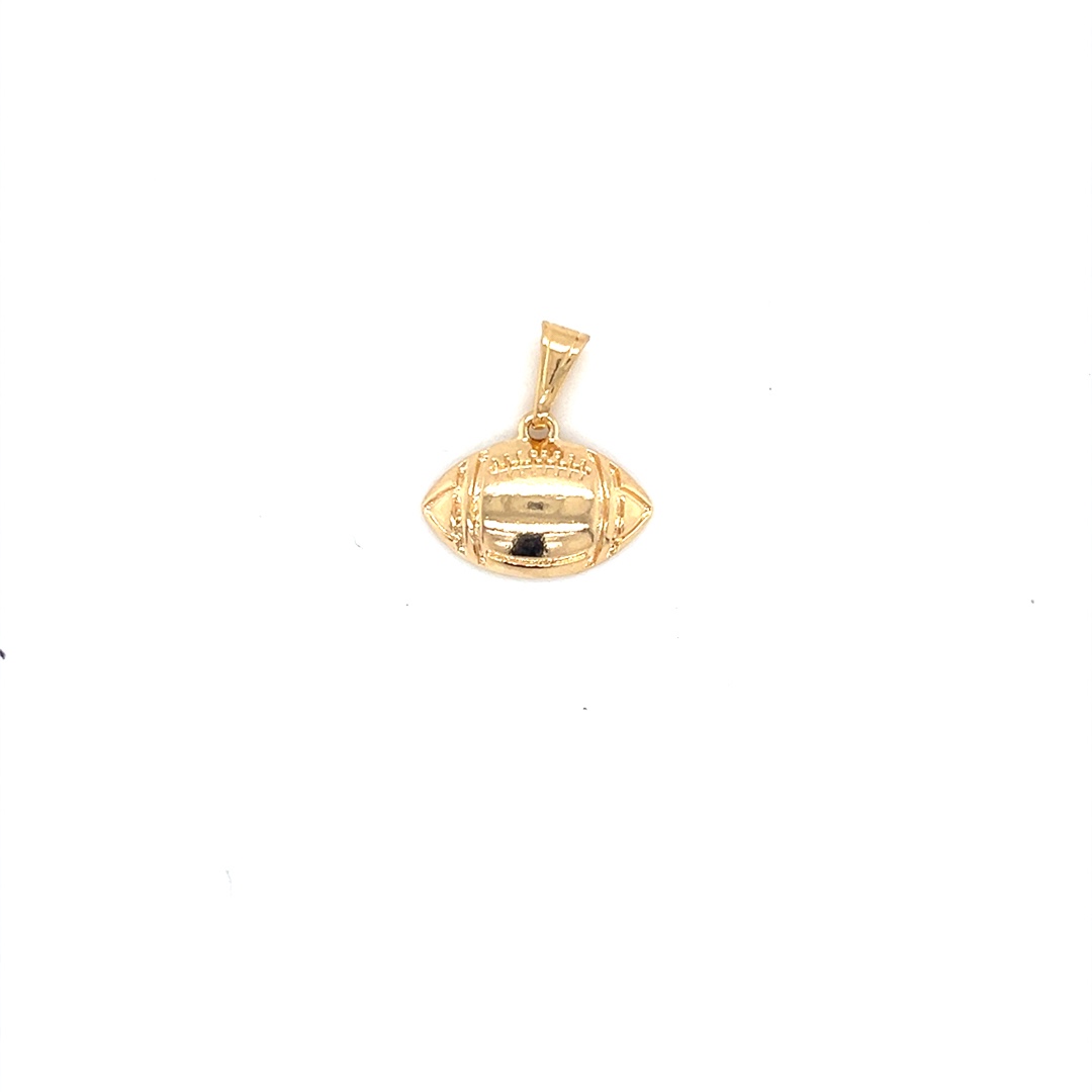 Football Pendant - Gold Filled