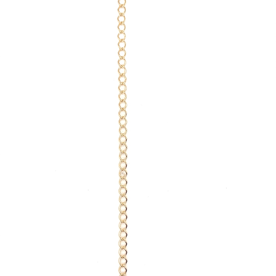 3mm Extension Chain - Gold Filled - Price Per Foot