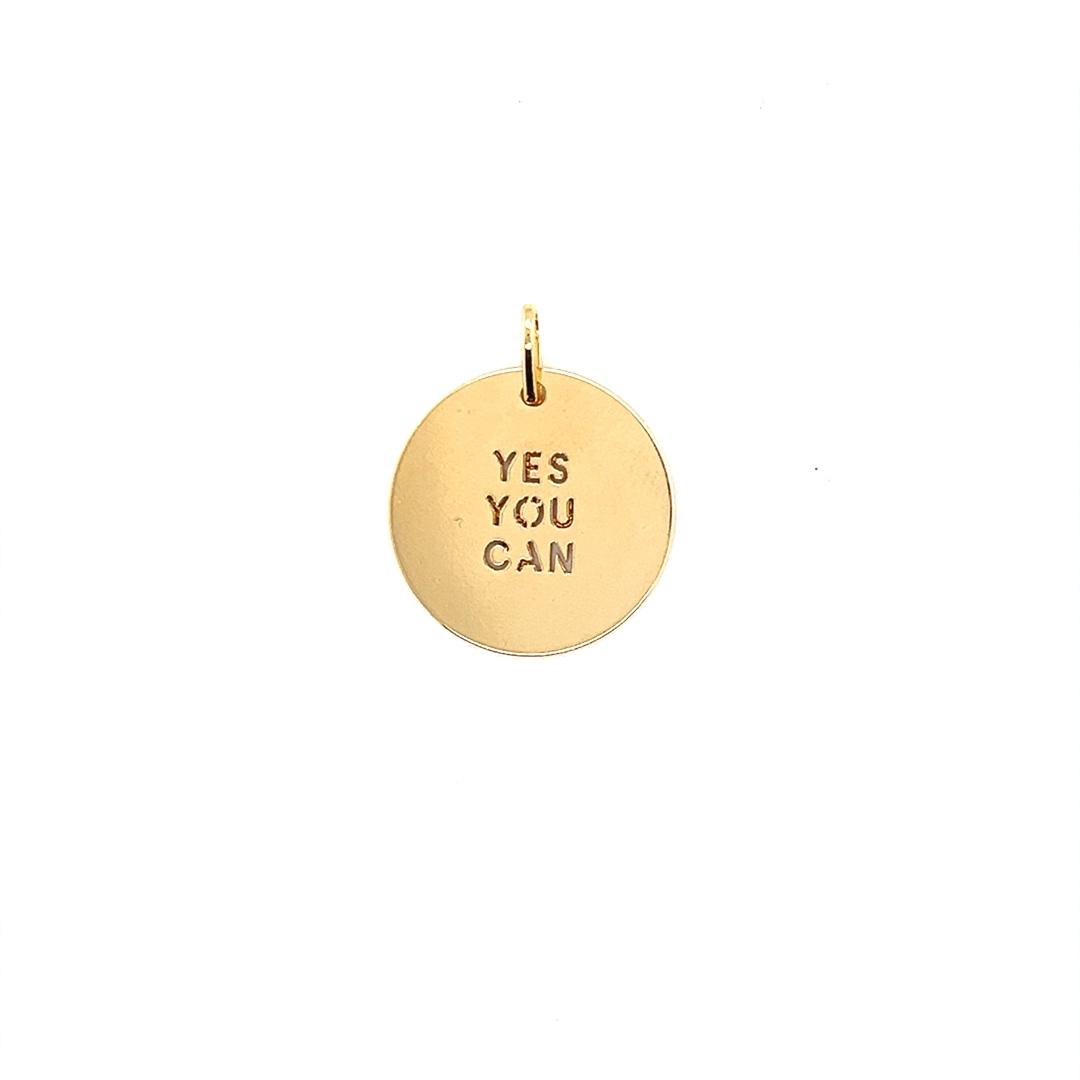 Yes You Can Charm - Gold Filled