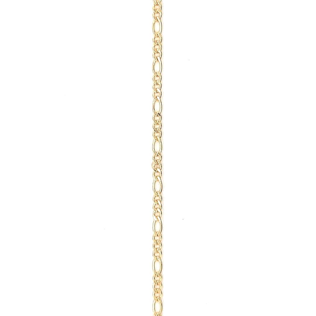 2mm Figaro Chain - Gold Filled - Price Per Foot