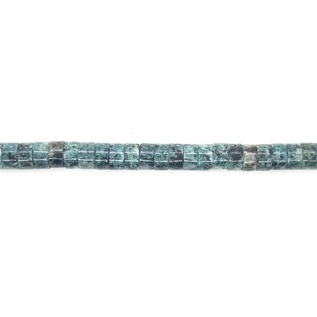 3mm x 6mm African Turquoise Rondelle