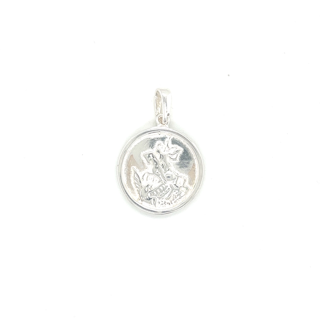 Saint Michael the Archangel Pendant - Silver