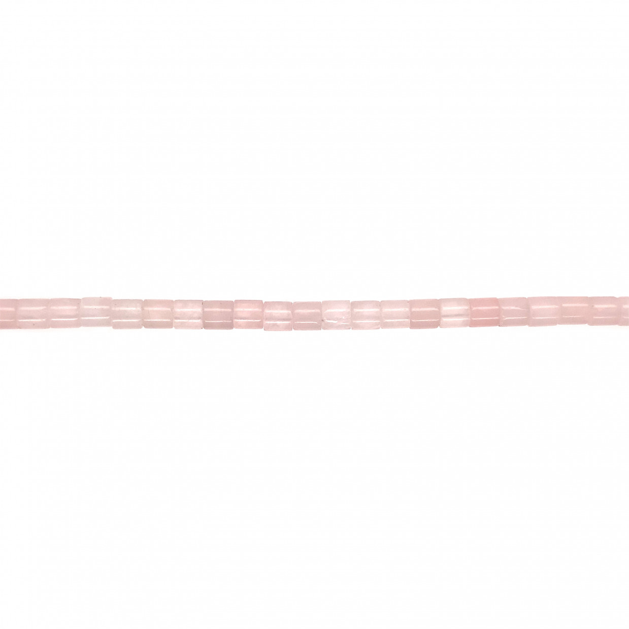 3x6mm Rose Quartz - Rondelle