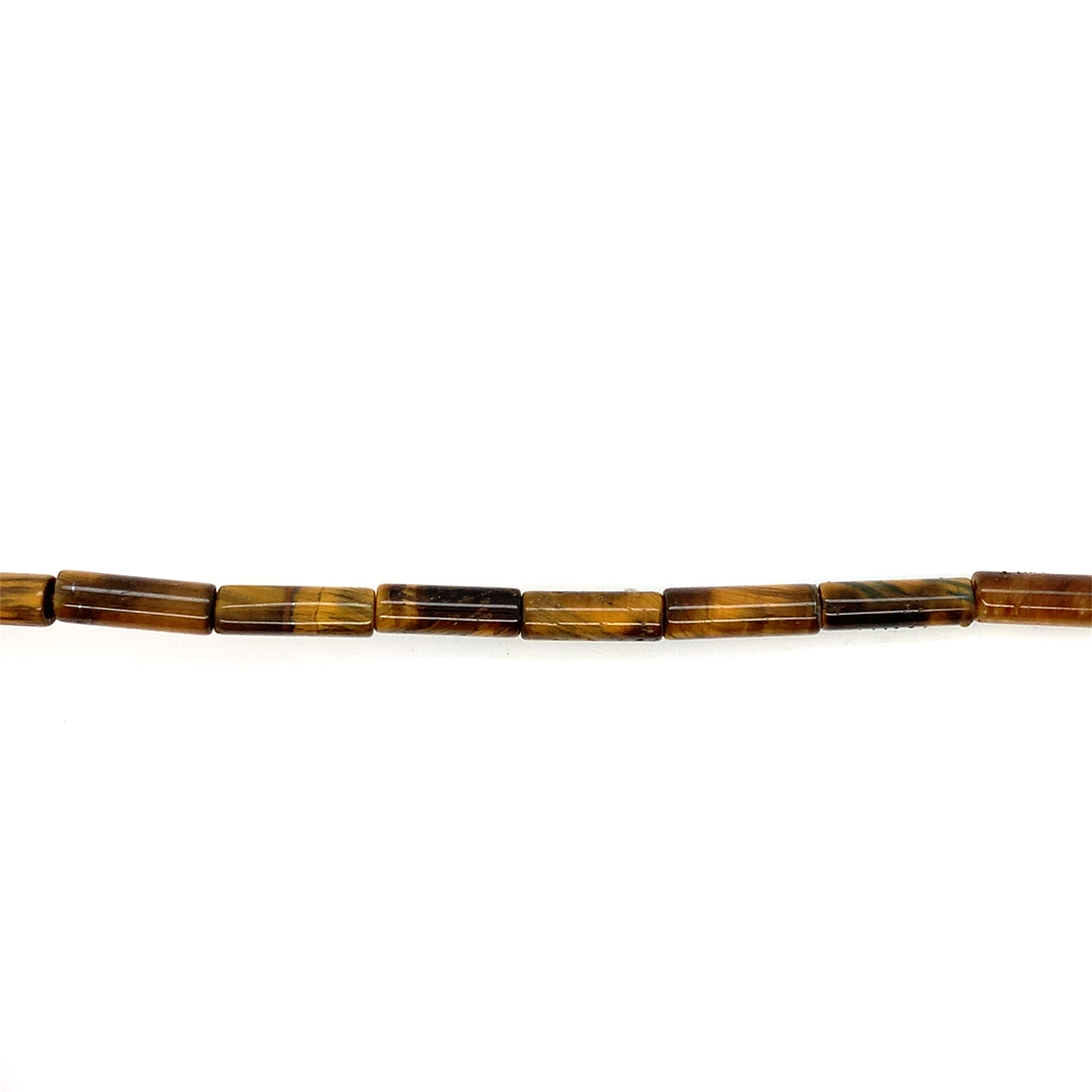 4x13mm Tiger Eye Gemstone Tubes