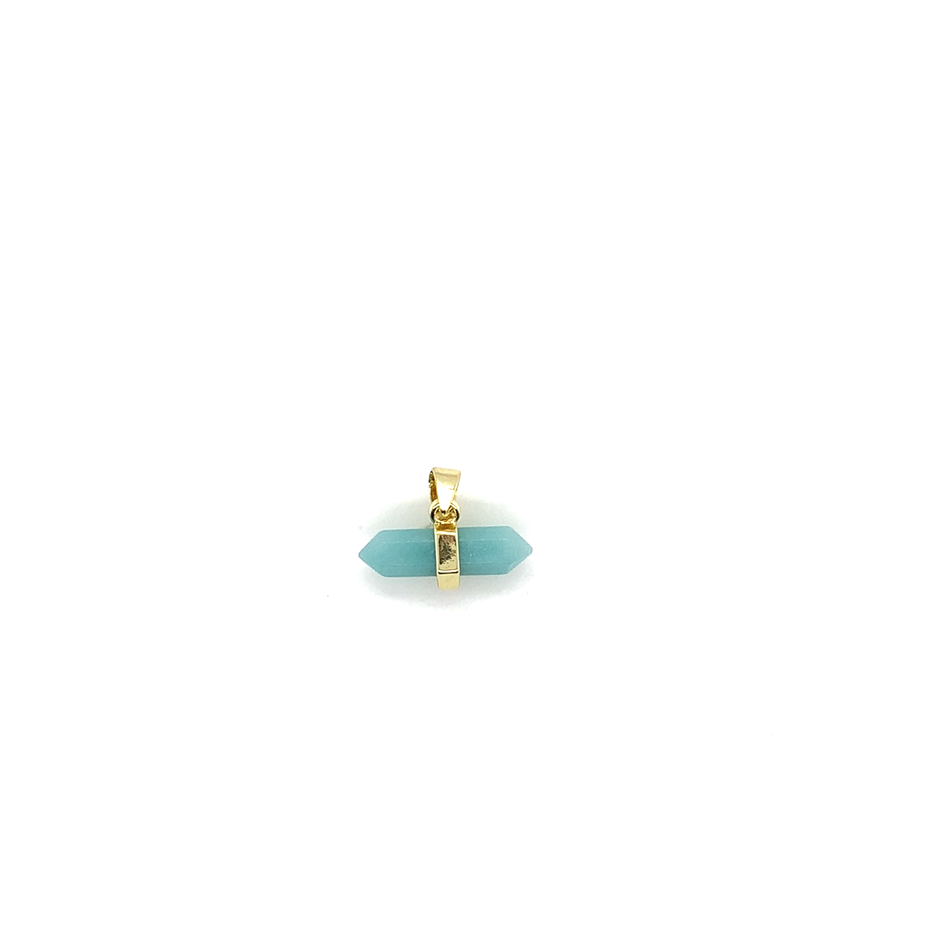 Amazonite Gemstone Point Pendant