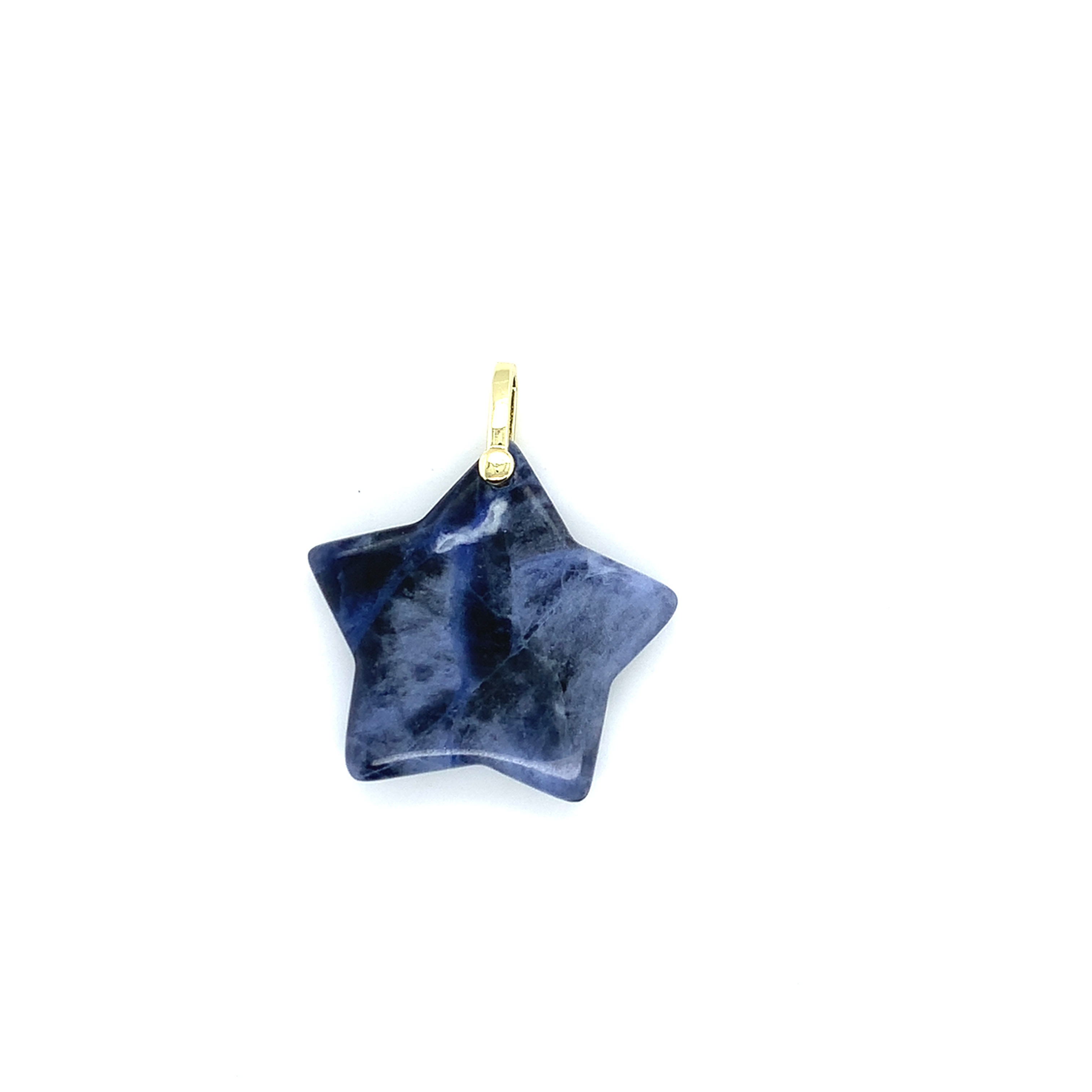 Sodalite Gemstone Star Pendant