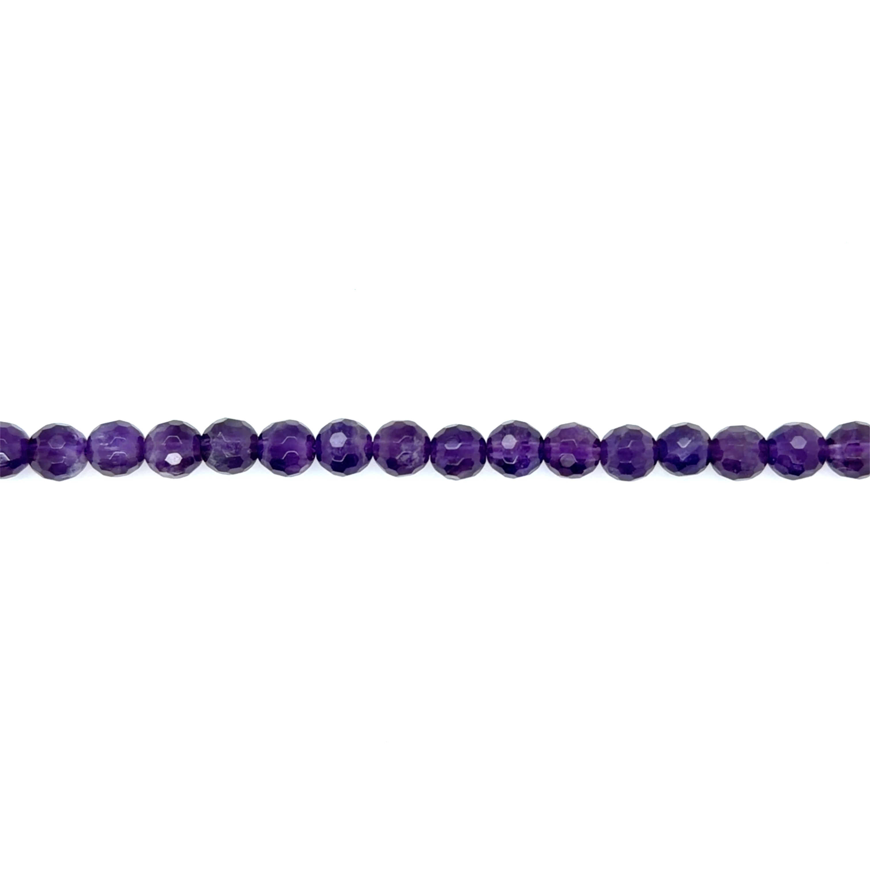 6mm Amethyst - Faceted