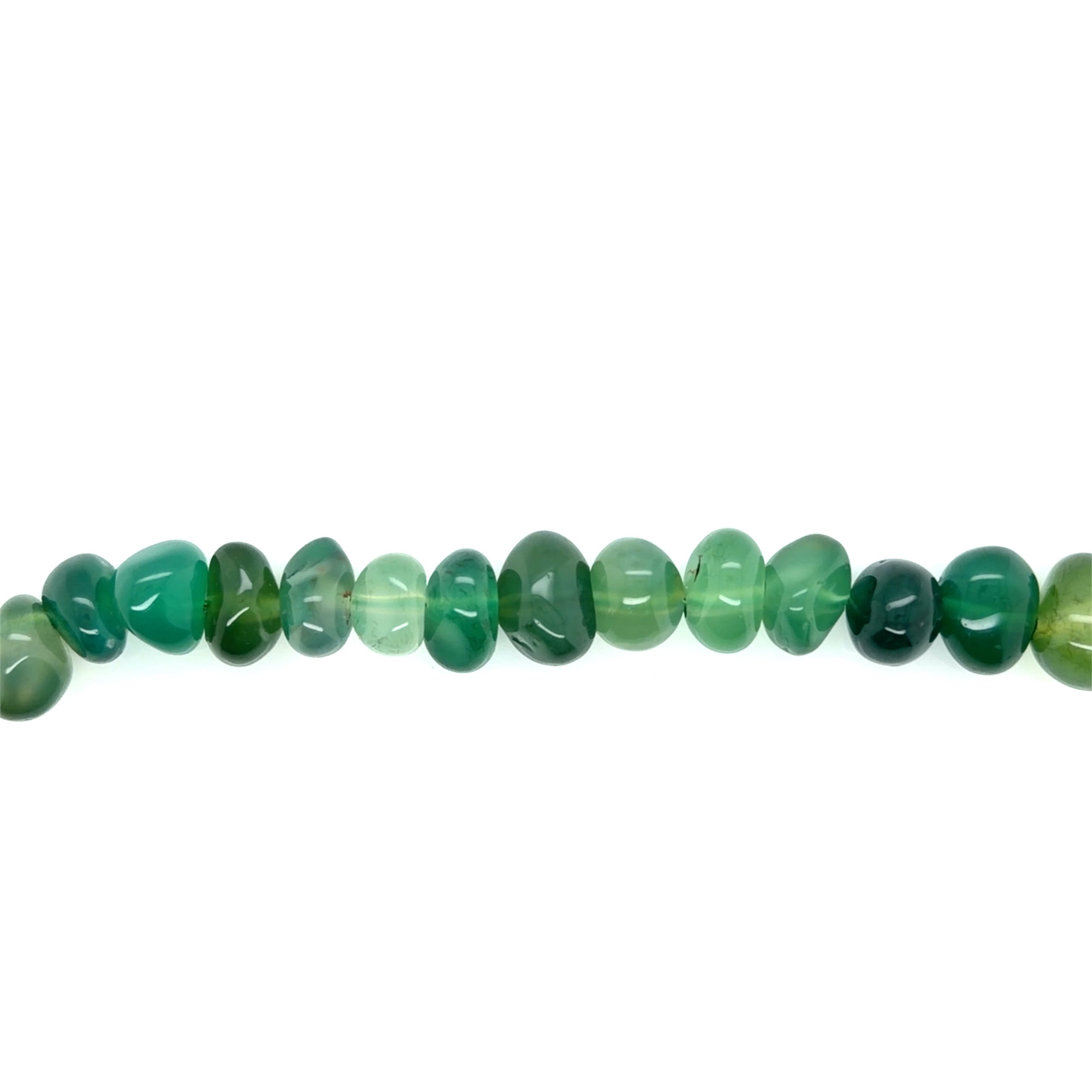 9-13mm Green Agate Nuggets