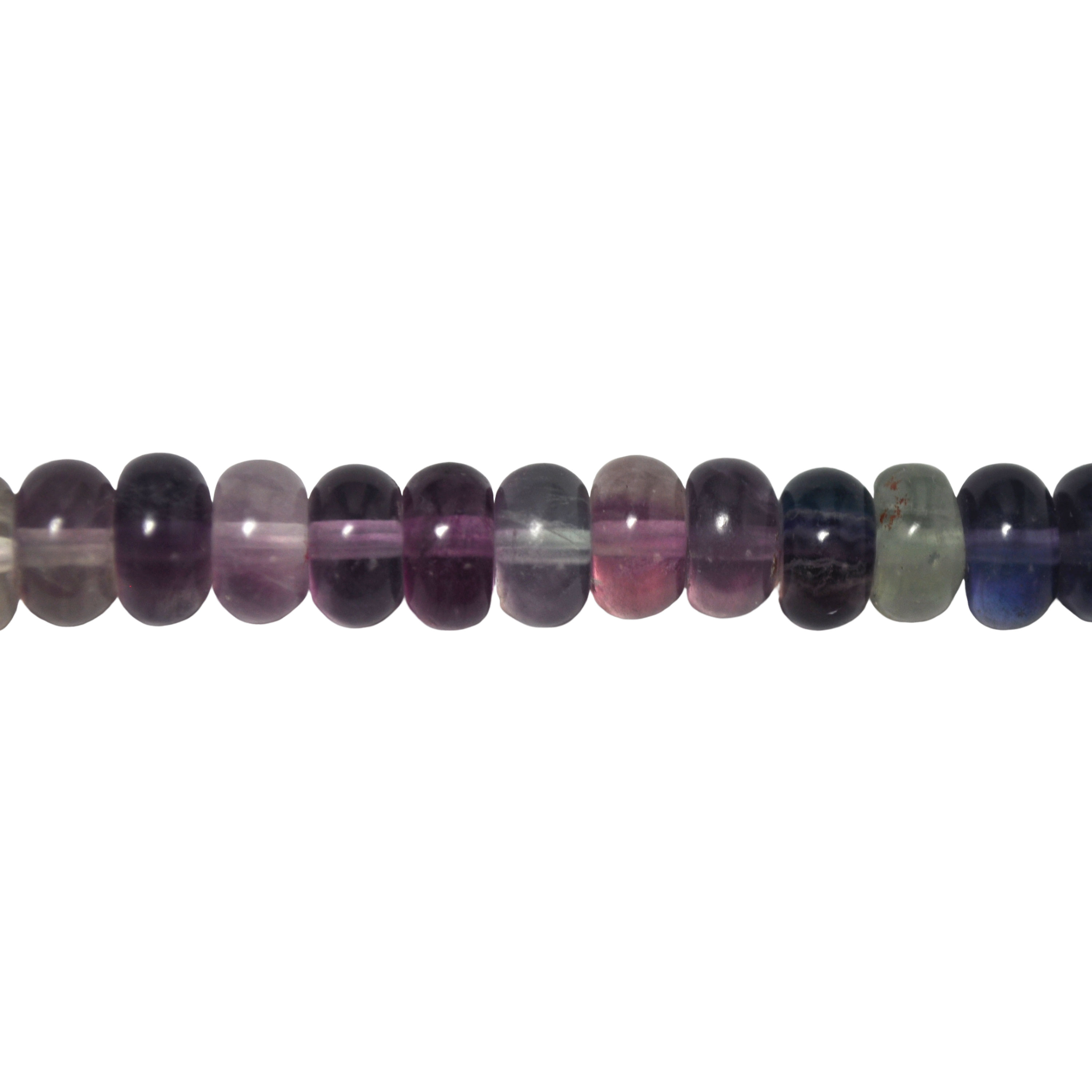5x8mm Purple Fluorite - Rondelle
