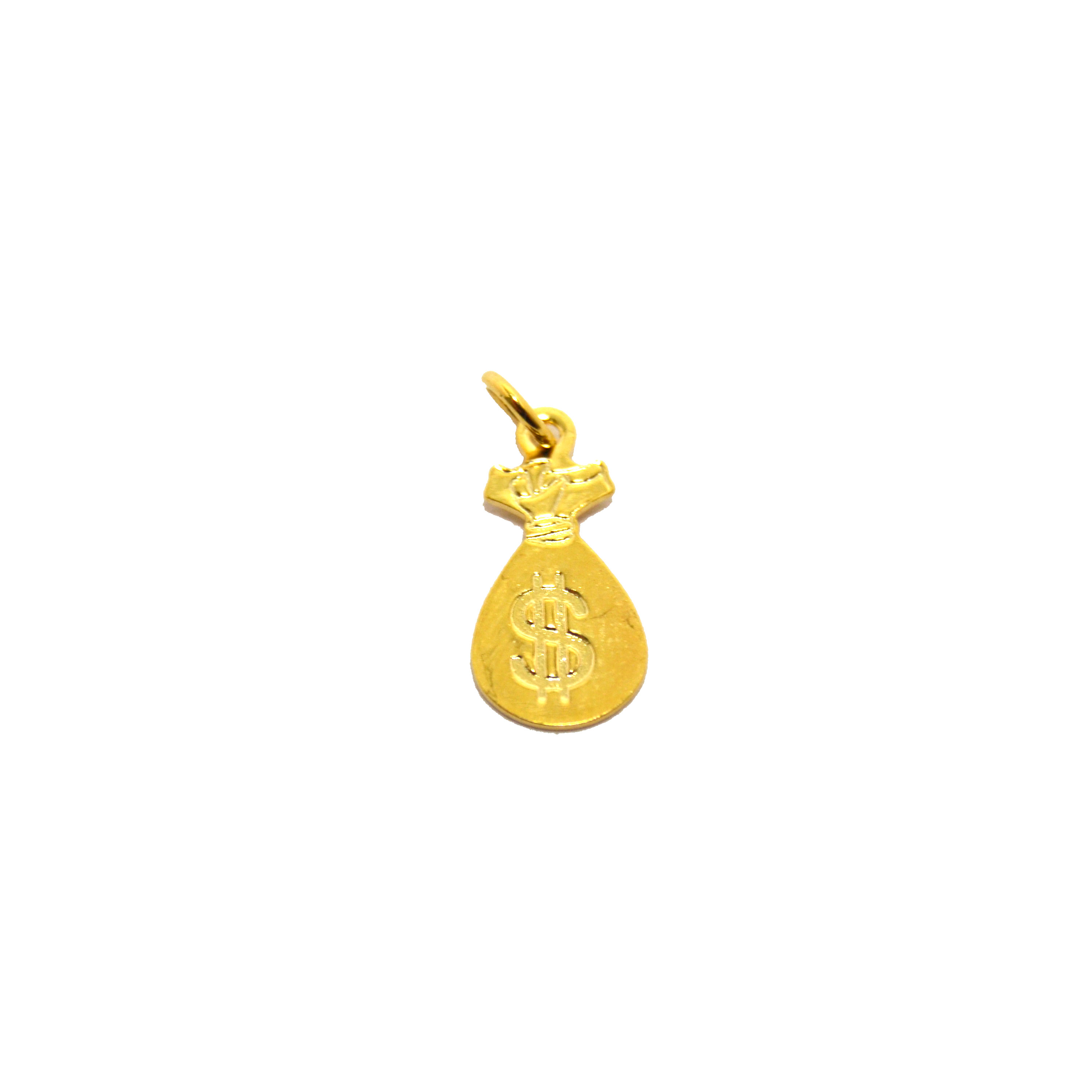 Money bag charm discount gold