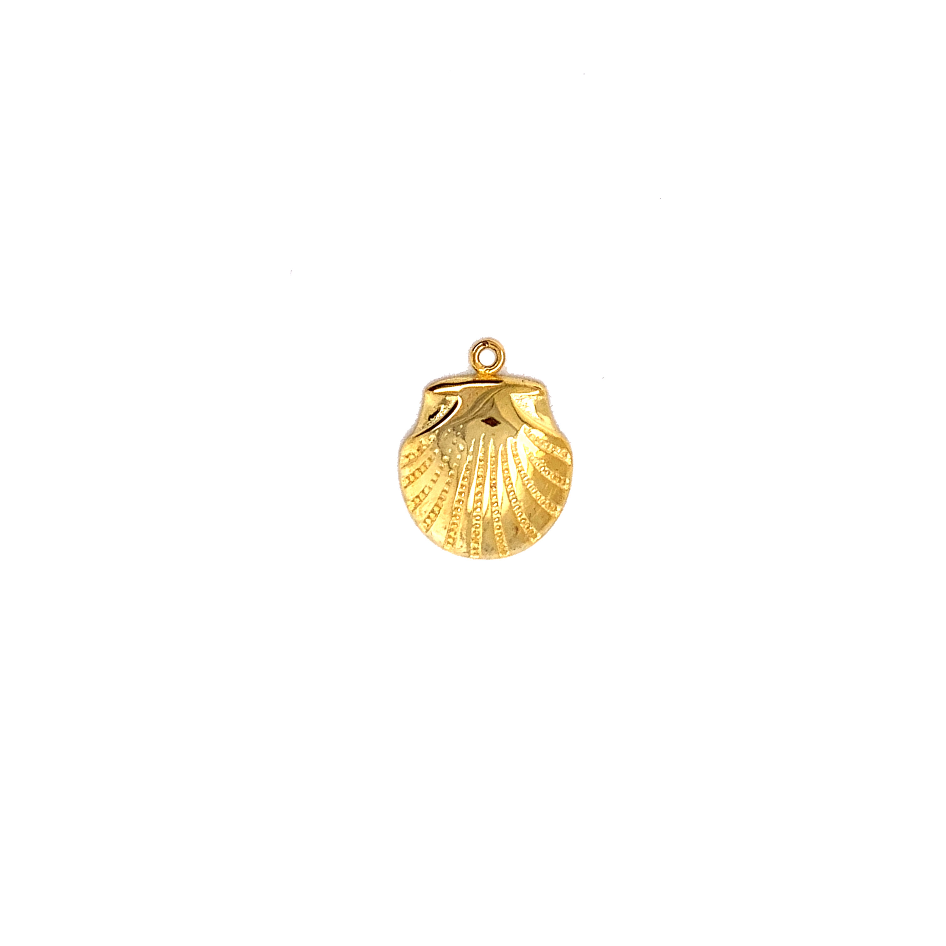 Shell Charm - Gold Plated