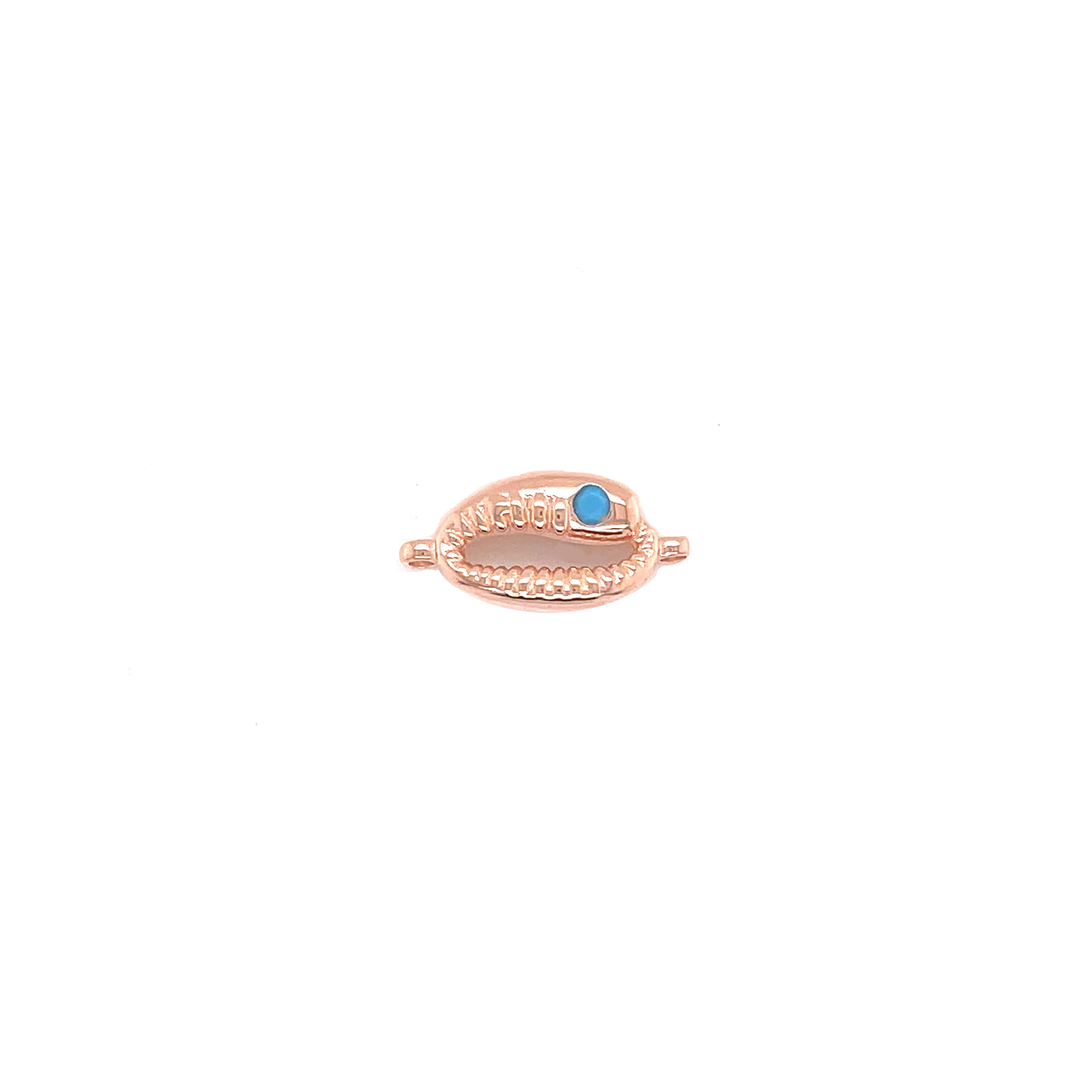 Puka Shell Connector - Rose Gold Plated