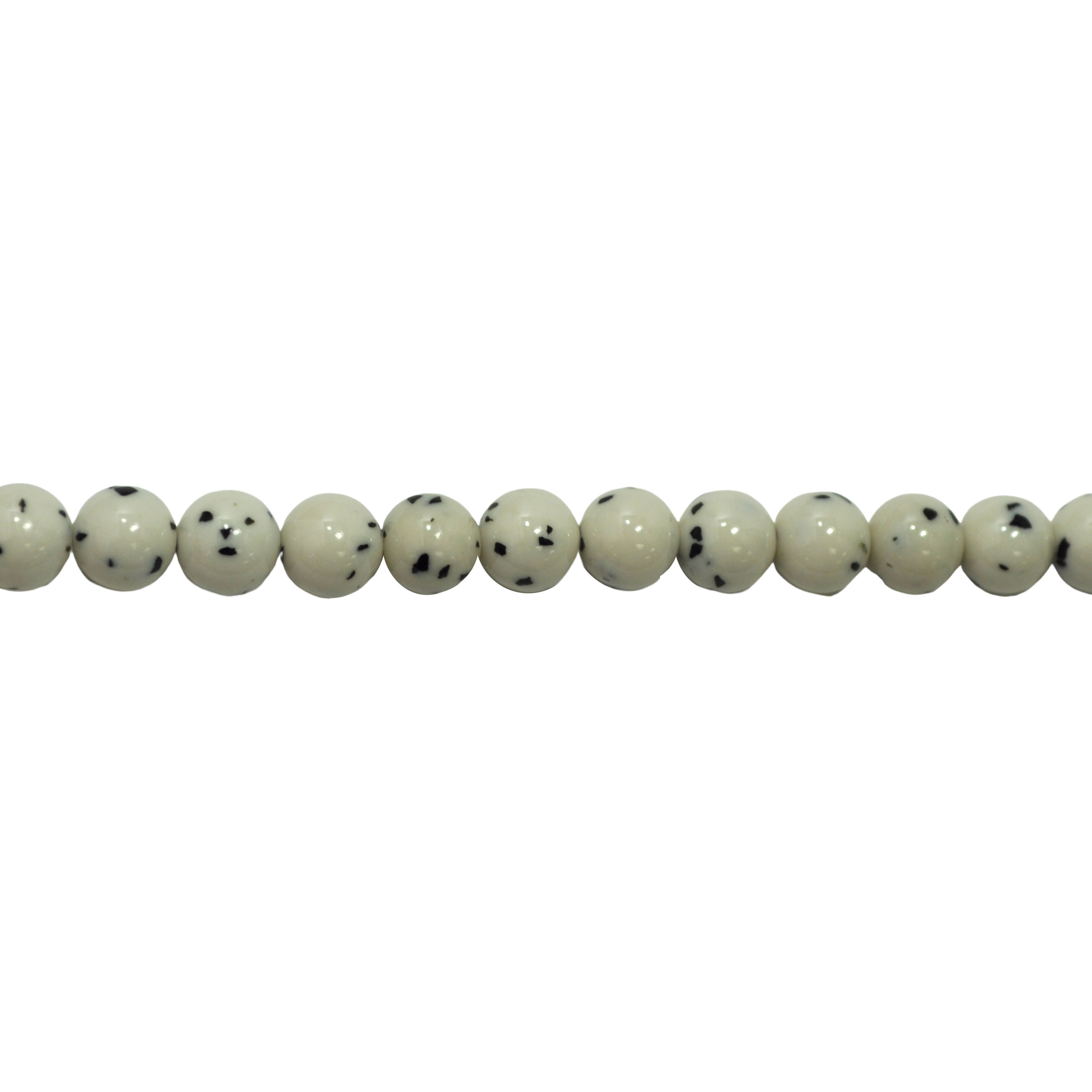 12mm Dalmatian Mashan Jade - Round