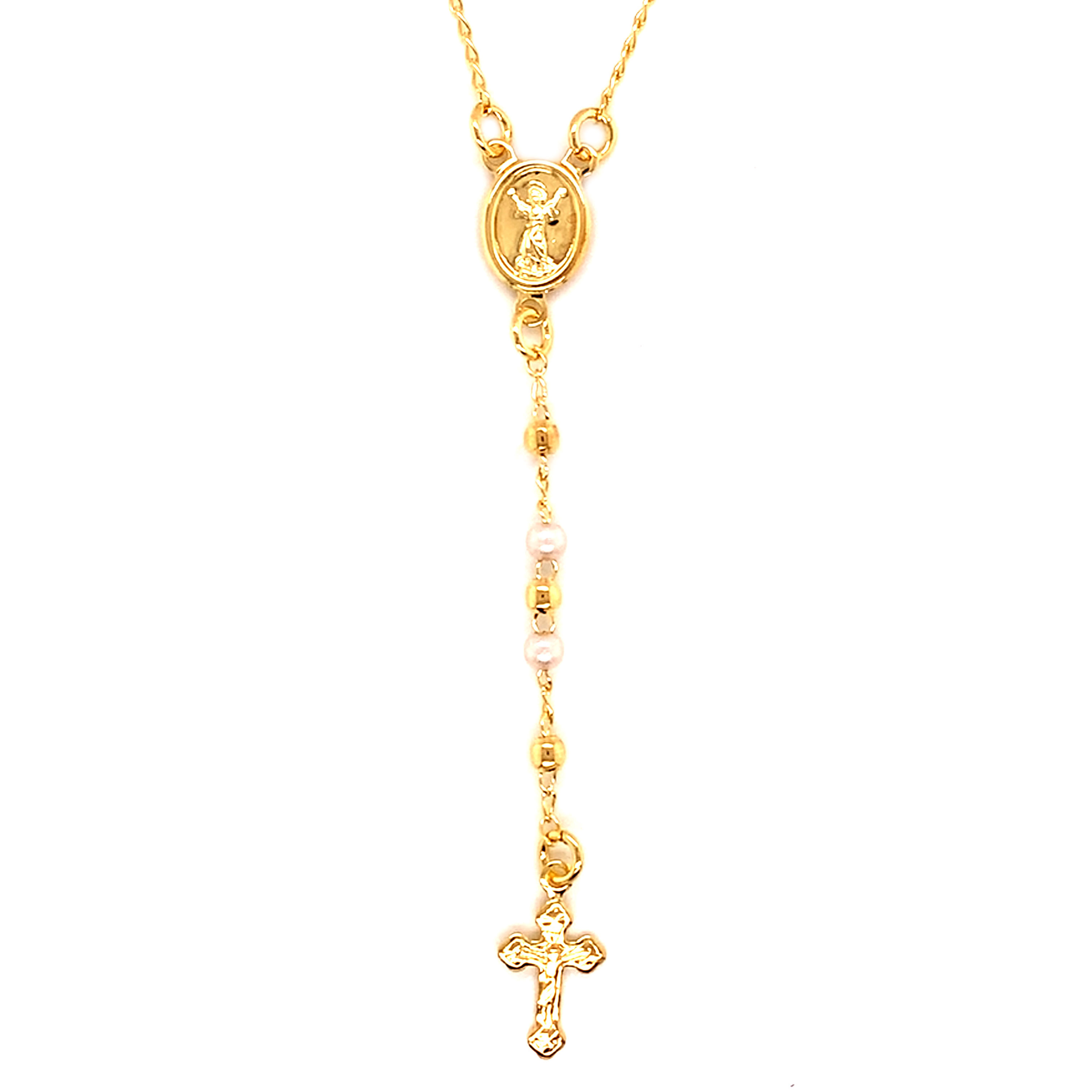 Nino Divino Pearl Rosary - Gold Filled