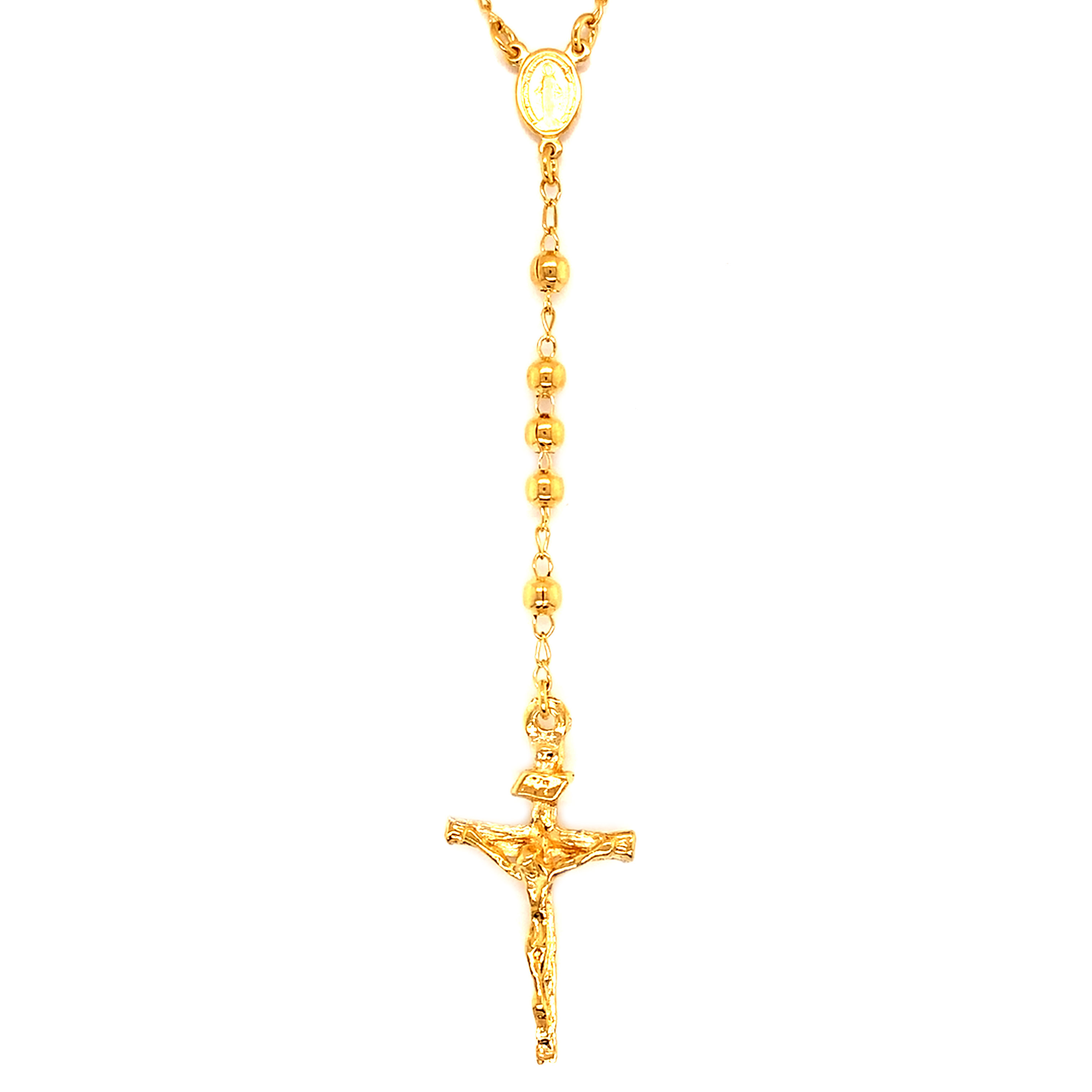 Miraculous Medal Rosary - Gold Filled