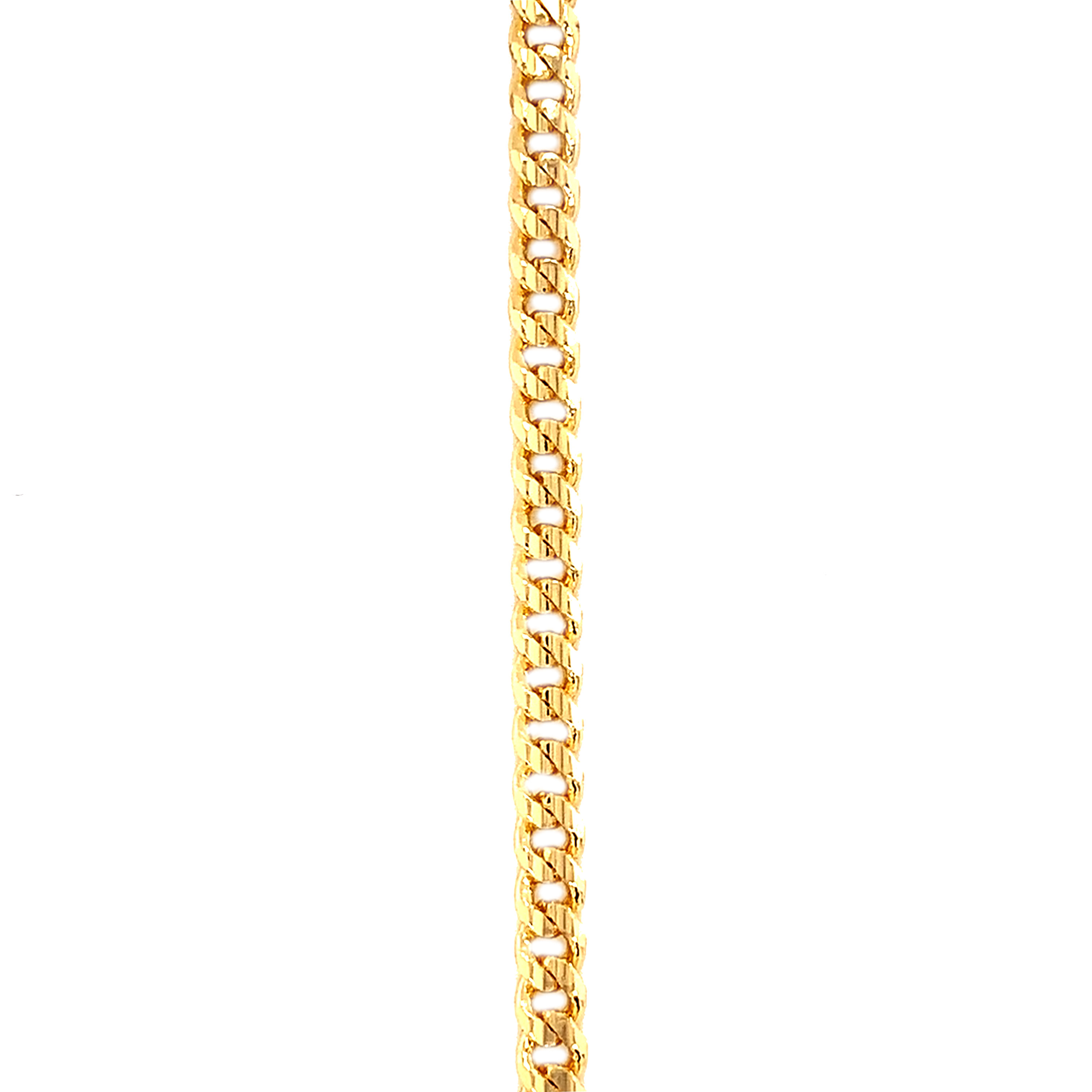 4mm Curb Chain - Gold Plated - Price per foot