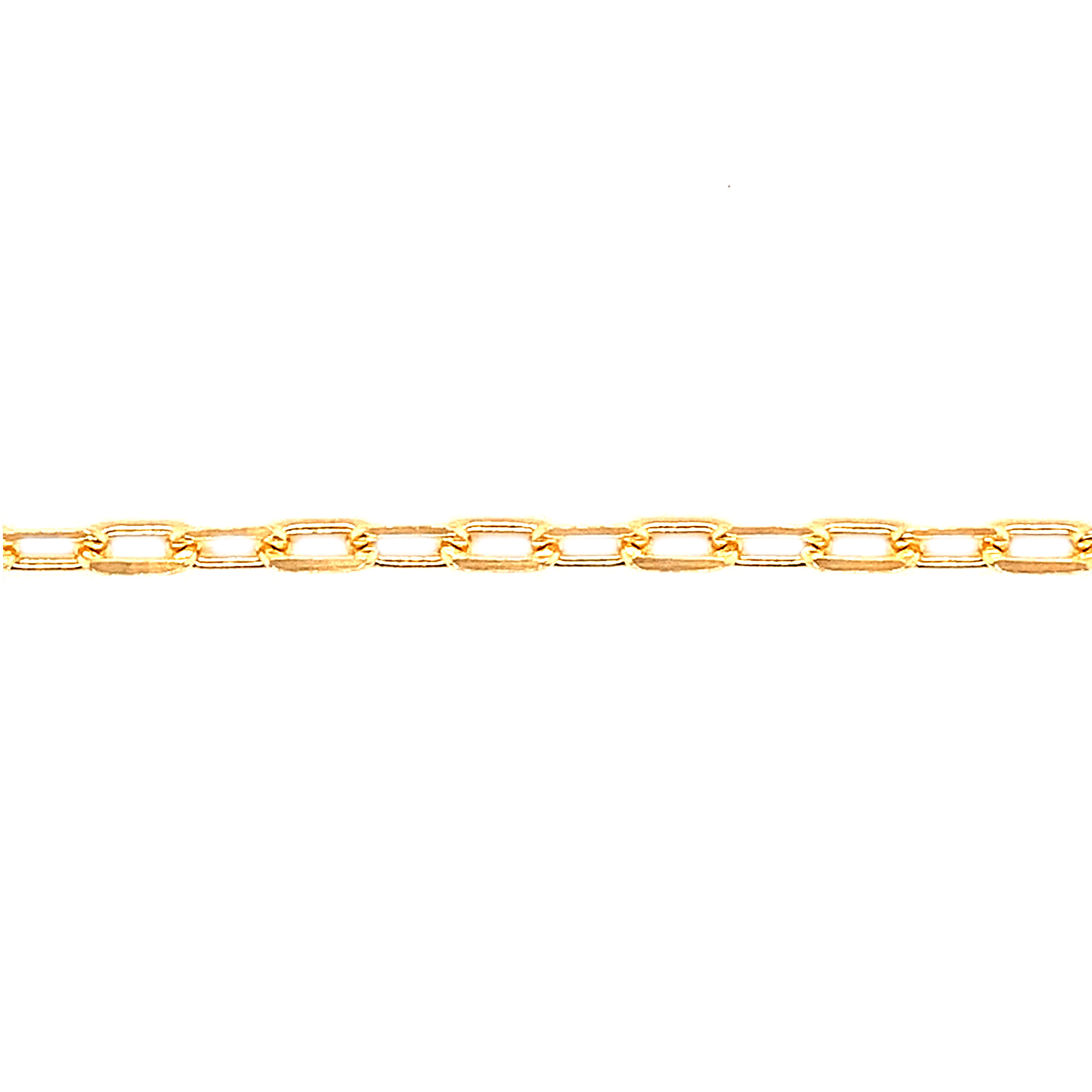 Rectangle Link Anklet - Gold Filled