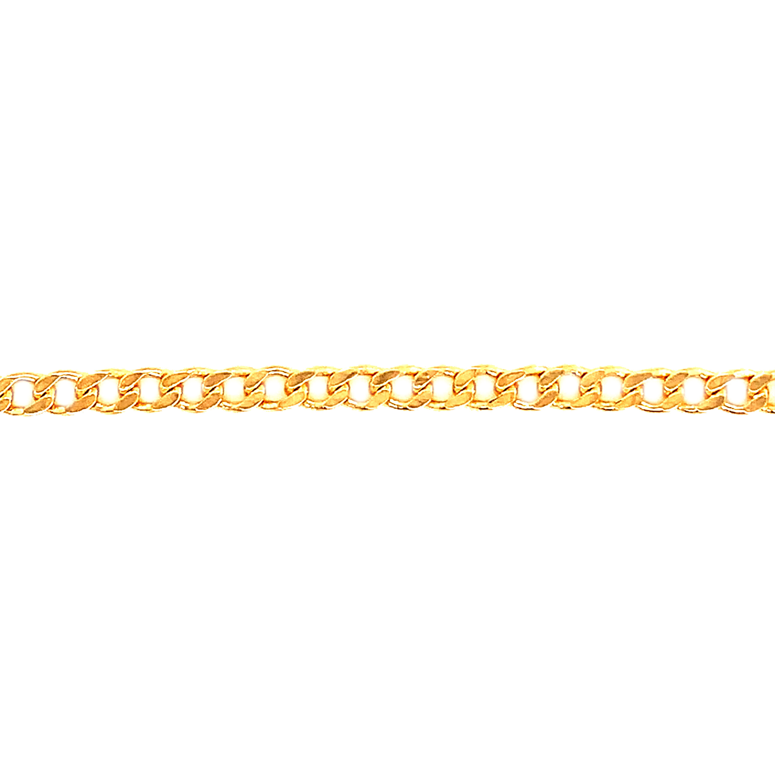 3mm Curb Anklet - Gold Filled