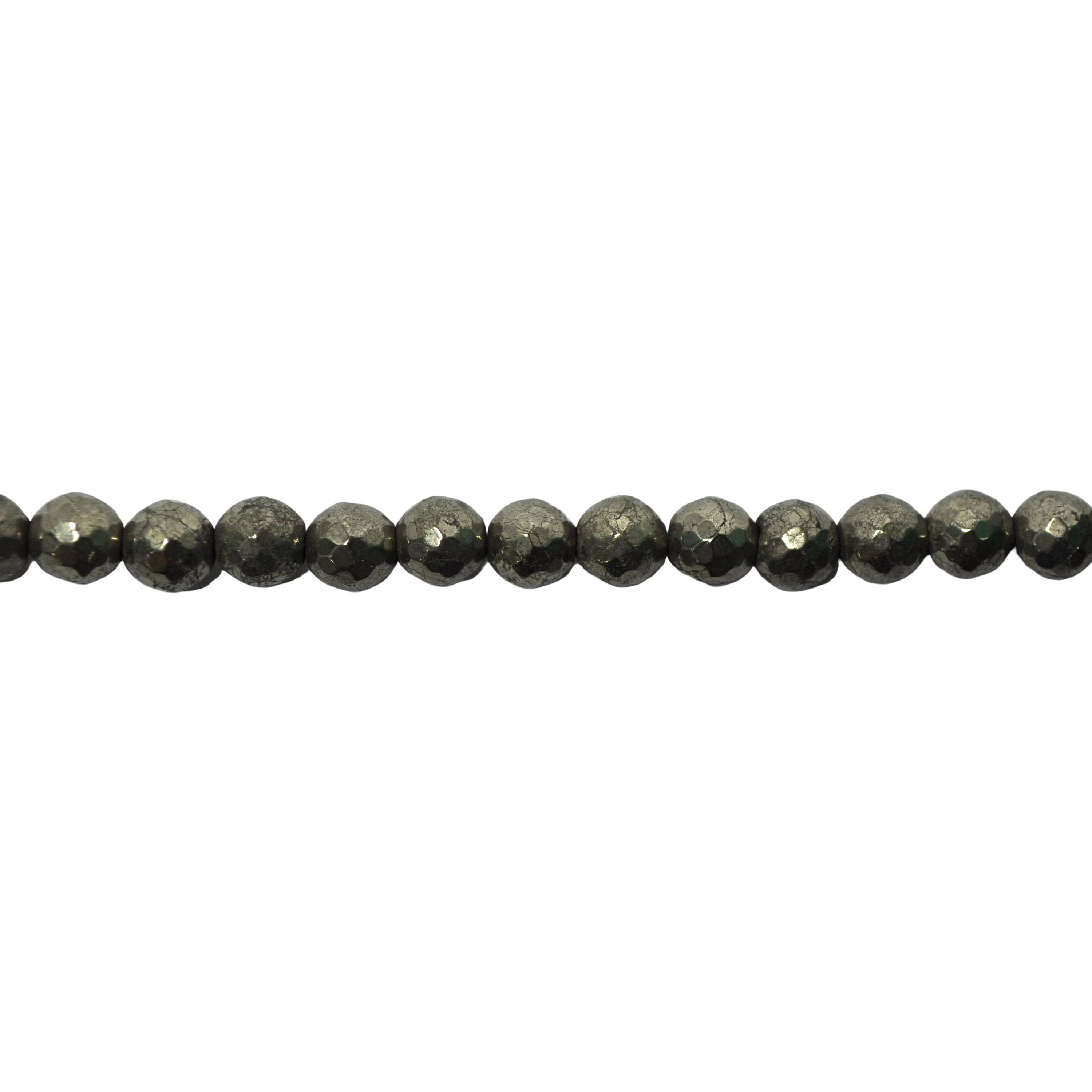 6mm Pyrite - Faceted