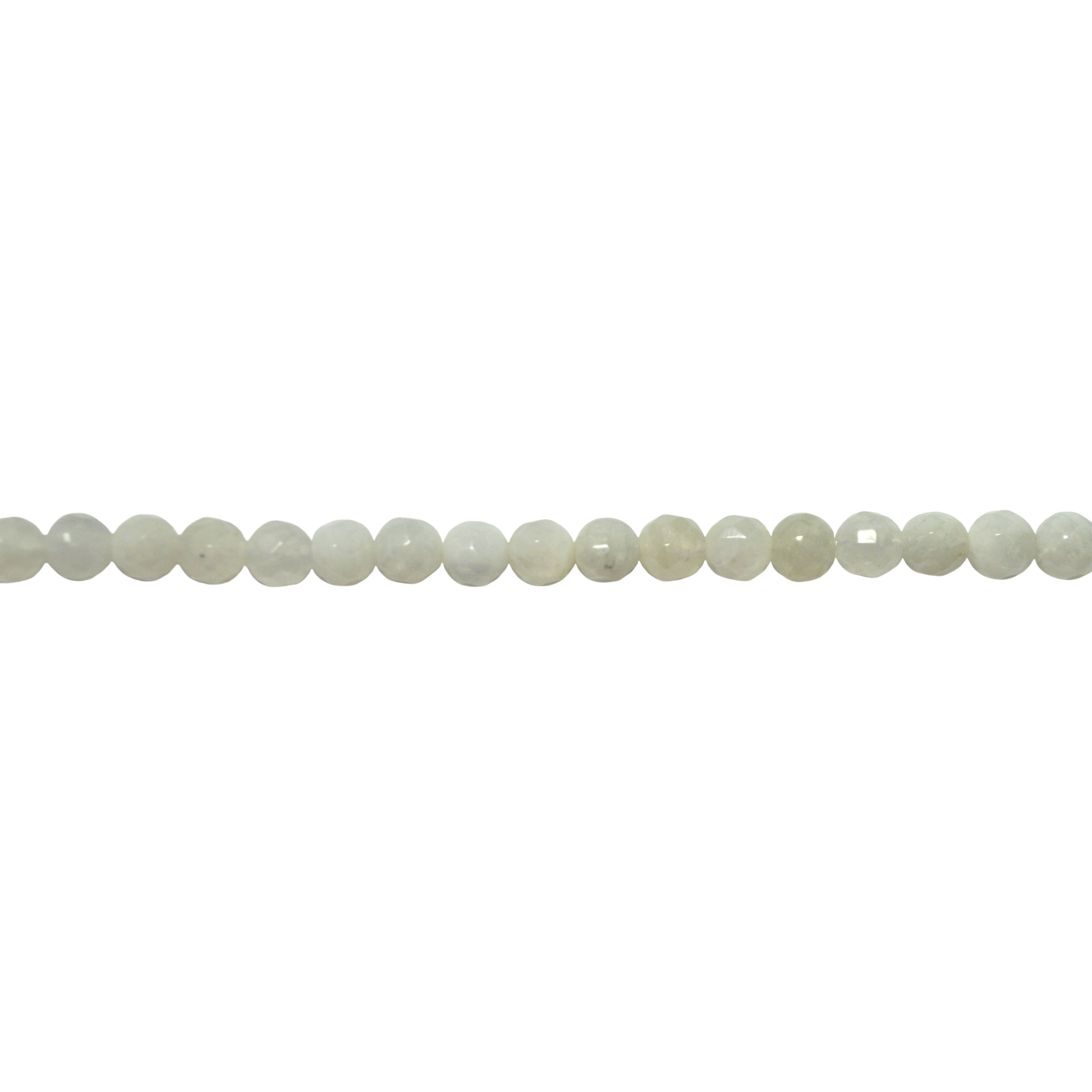 6mm Natural Moonstone Faceted