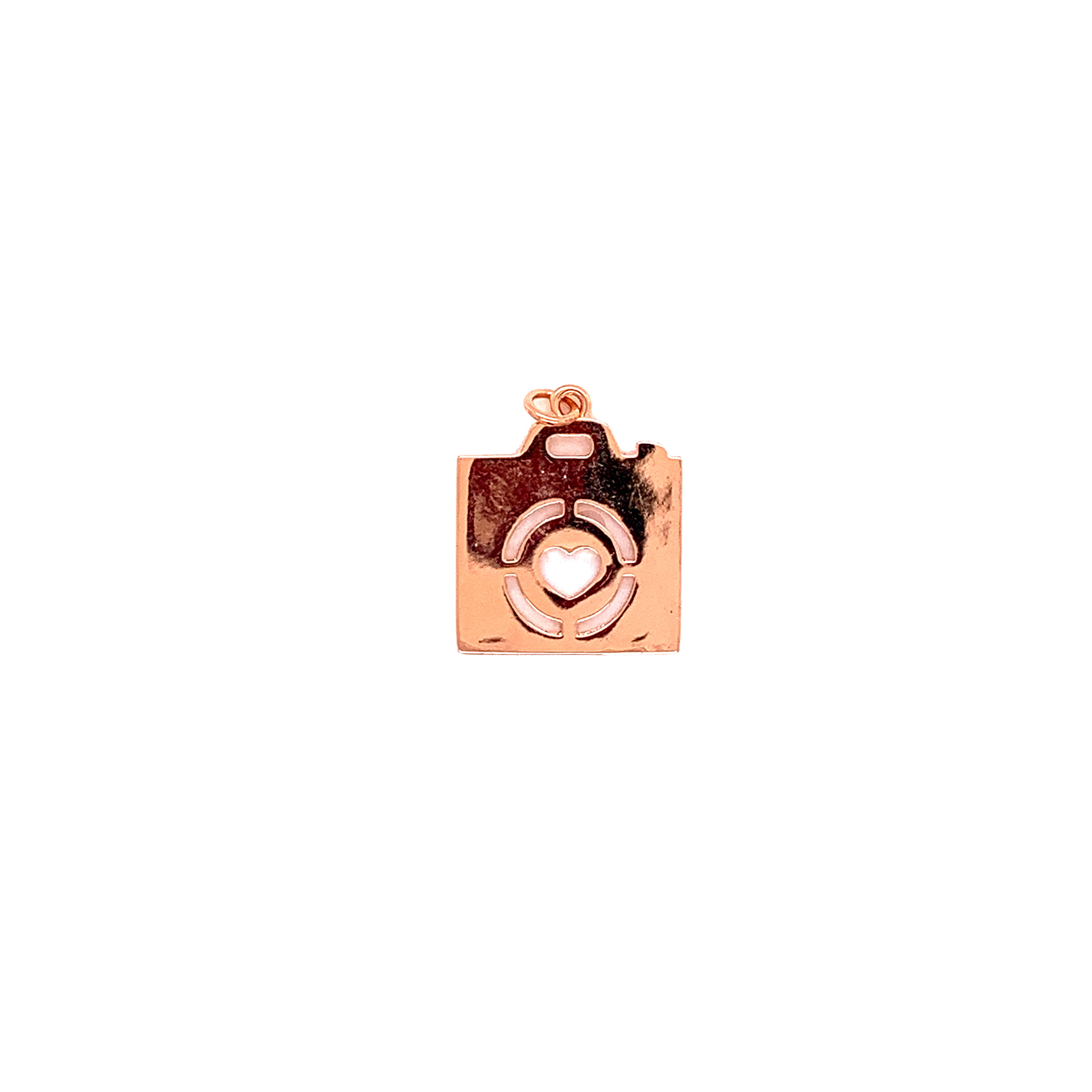 Camera Charm - Rose Gold Plated