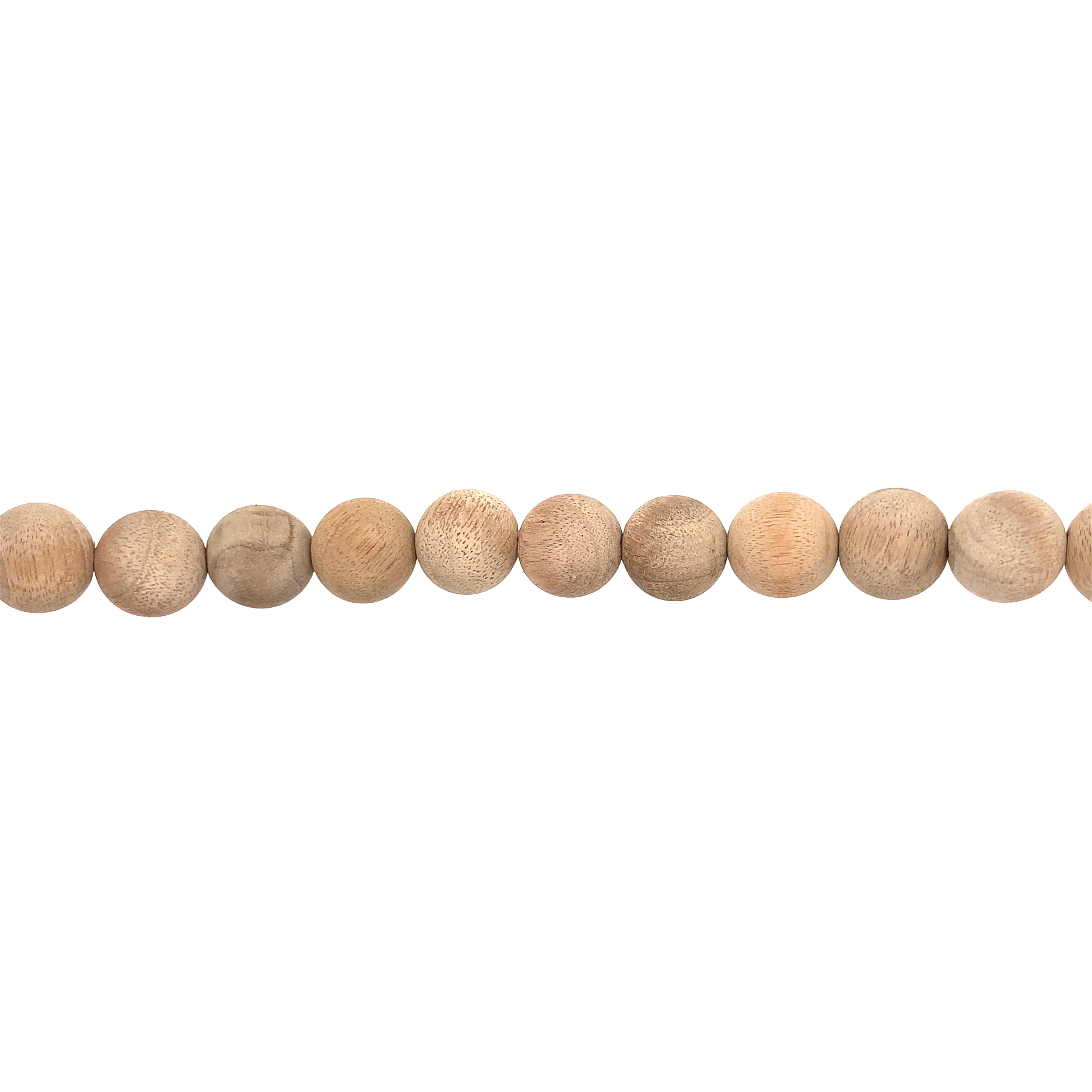 10mm Stone Wood Bead - 32" Strand