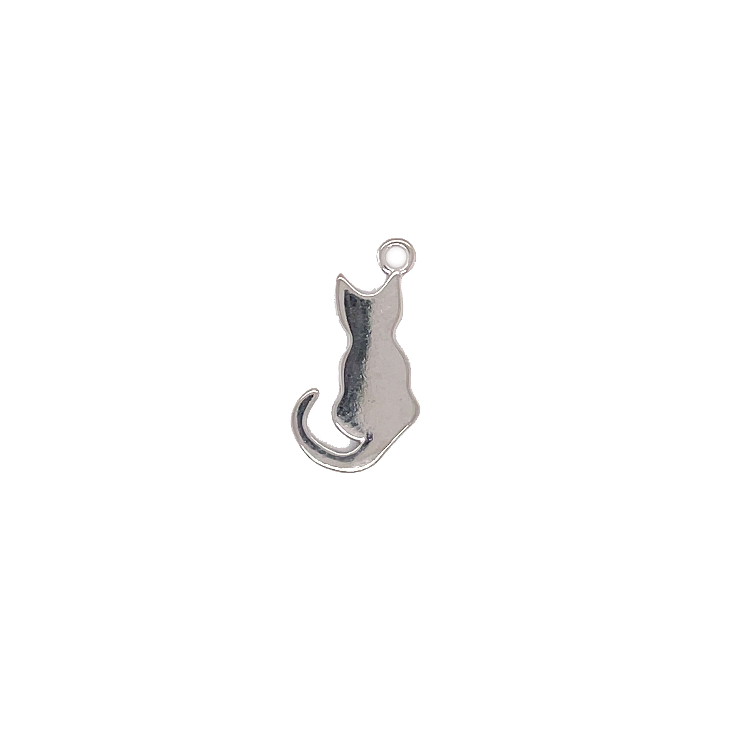 Cat Charm - Silver