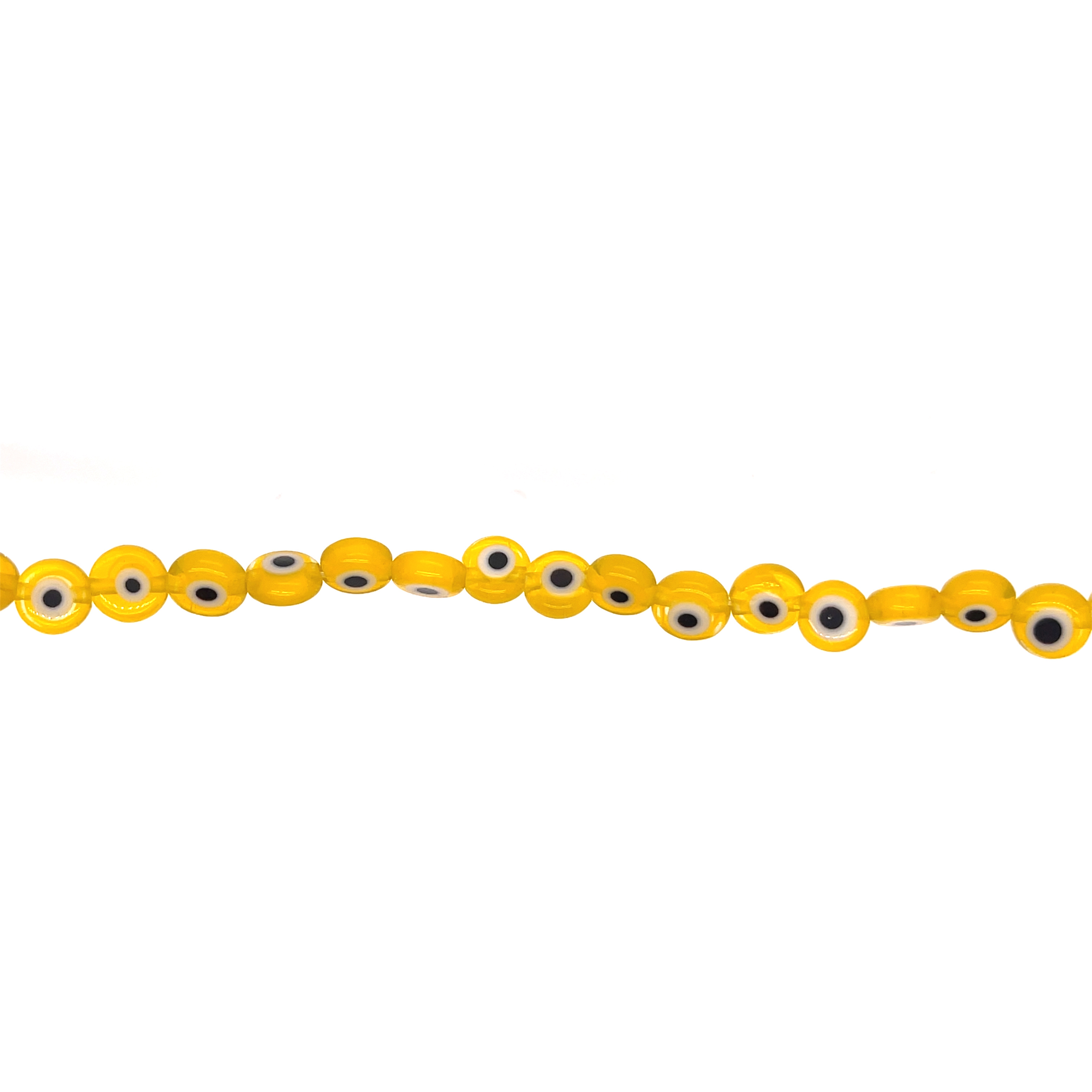 EYE Beads 6mm YELLOW