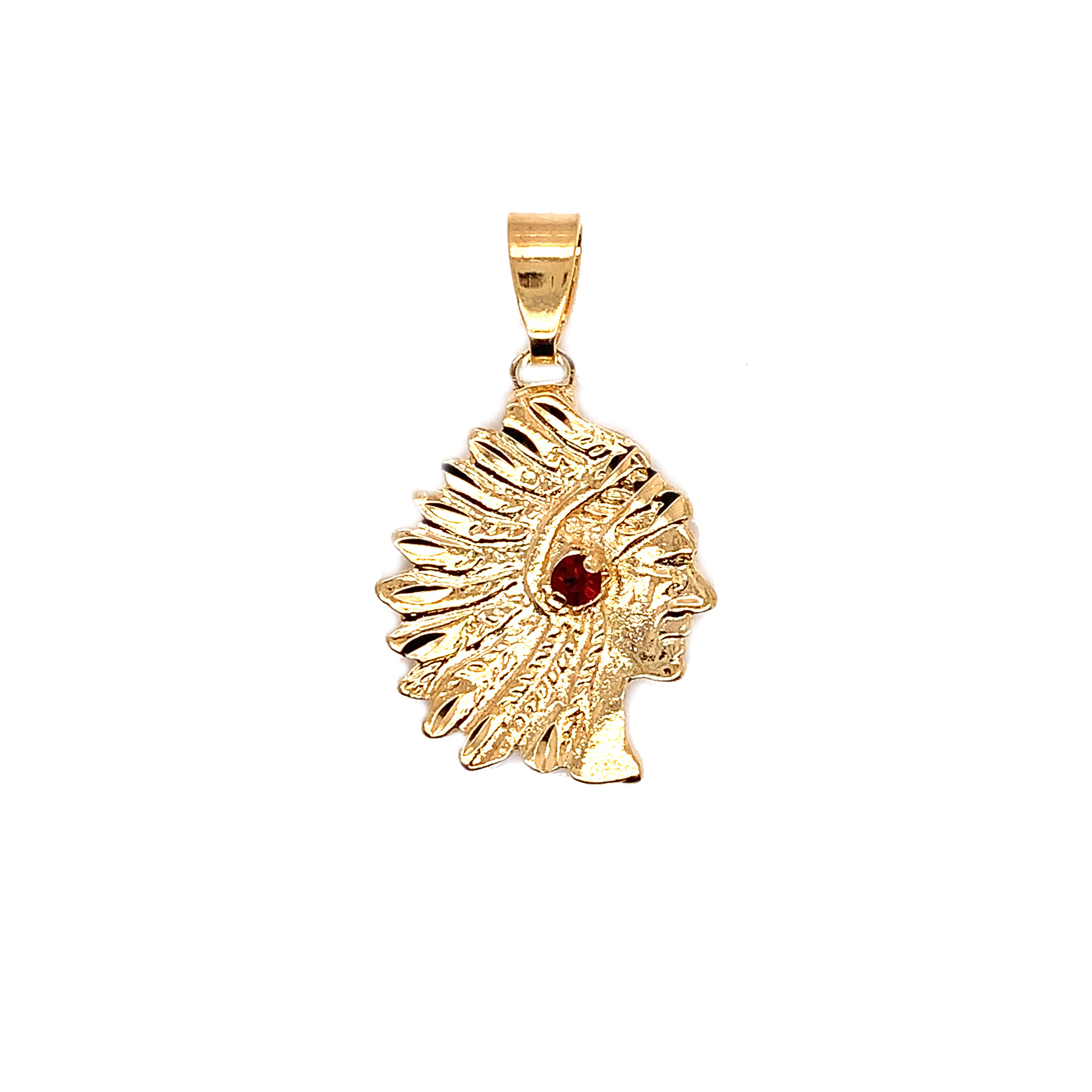 Indian Pendant - Gold Filled