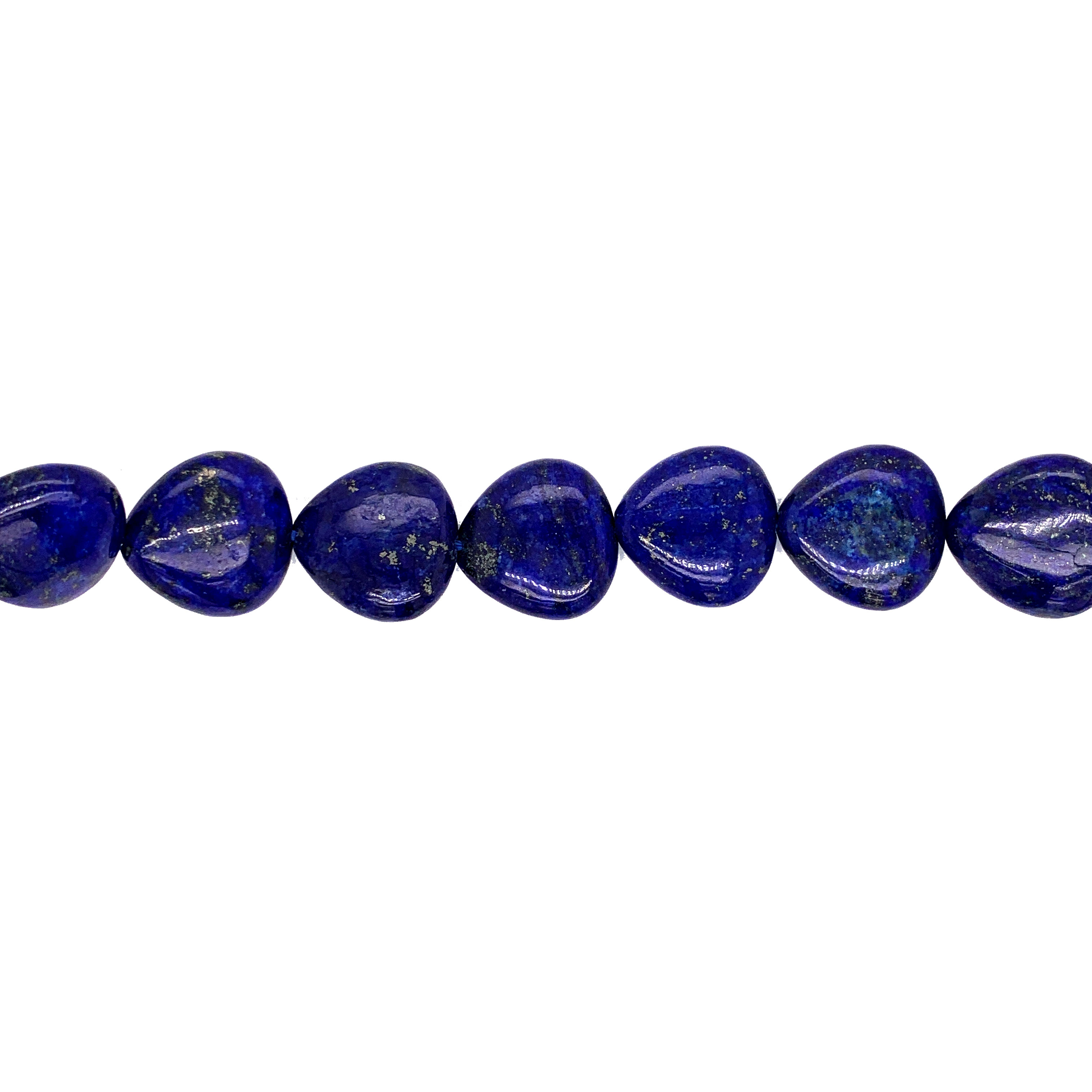 16mm Lapis Lazuli Heart Beads
