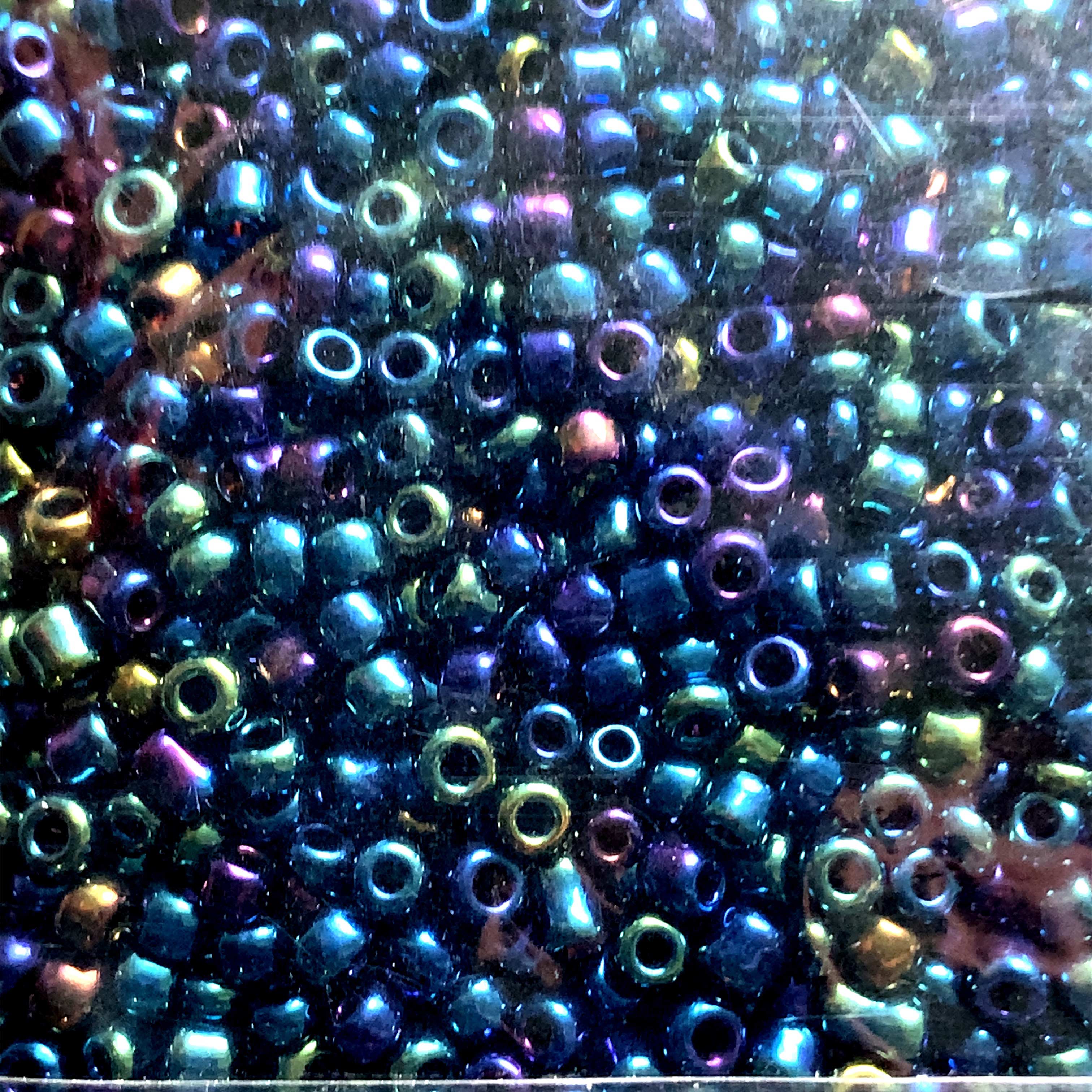 2mm Translucent Blue Glass Seed Beads  - 400g Per Bag