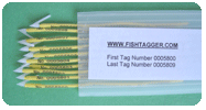 20 UNIQUE FISH TAGS REFILL KIT